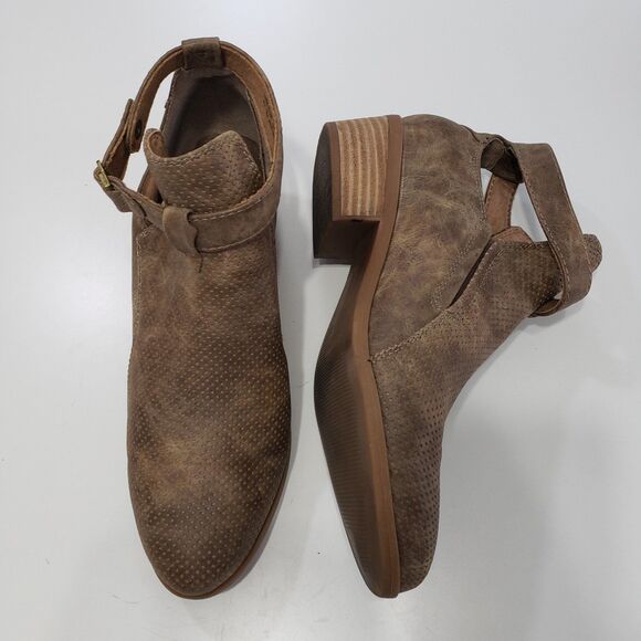 BareTraps Gahl Woman's Ankle Boots, Size 8.5, Tan / Brown - Picture 9 of 11